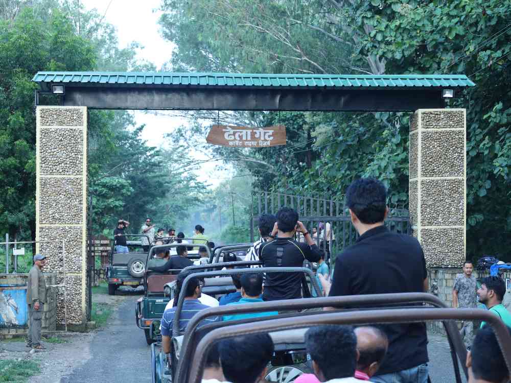Dhela Zone landscape, Jim Corbett buffer zone